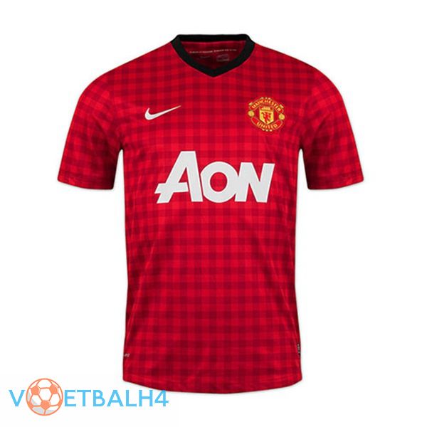 Manchester United Retro thuis jersey rood 2012-2013