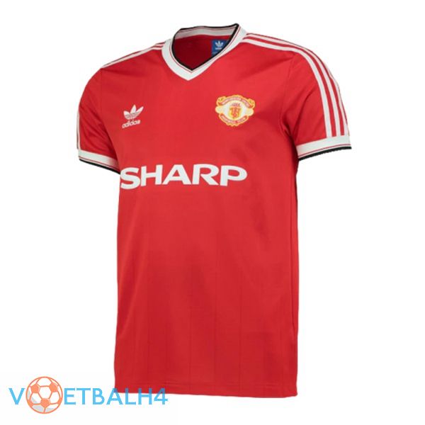 Manchester United Retro thuis jersey rood 1982-1984