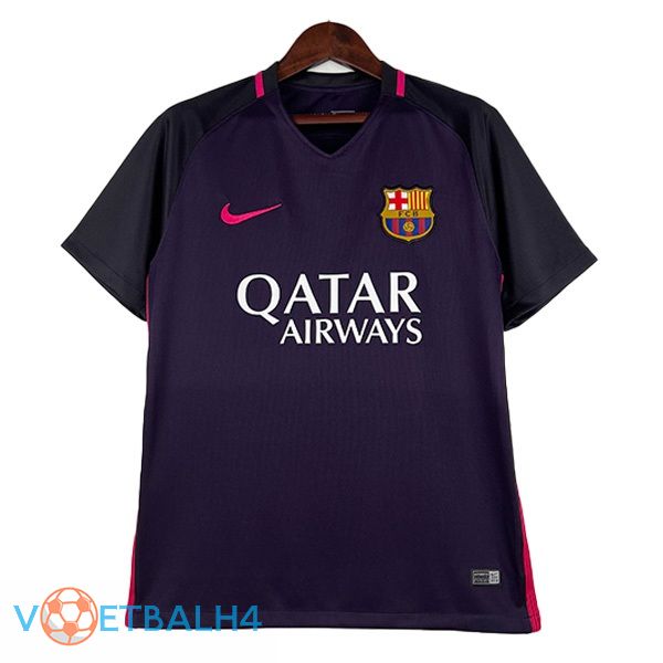 FC Barcelona Retro voetbal jersey uit paars 2016-2017