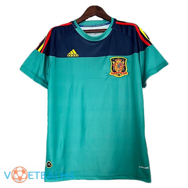 Spanje Retro voetbal jersey doelman groente 2010