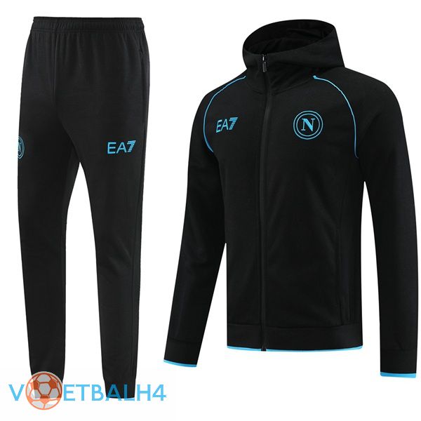 SSC Naples trainingspak Windbreaker zwart 2024/2025