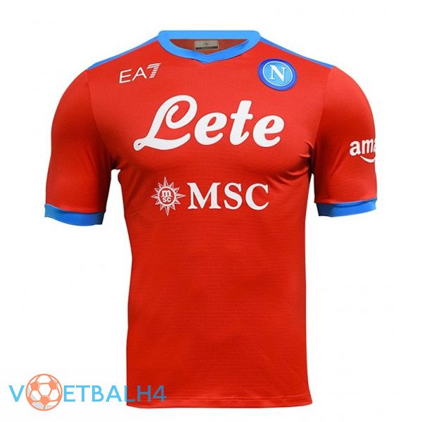 SSC Napoli Four jerseysth rood 2021-2022