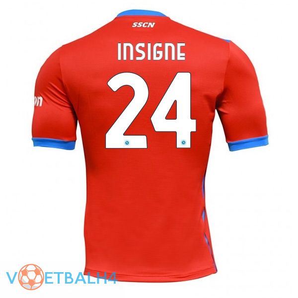 SSC Napoli (Insigne 24) Four jerseysth rood 2021-2022