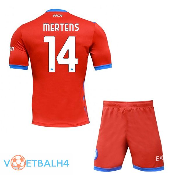 SSC Napoli (Mertens 14) kinderen Four jerseysth rood 2021-2022