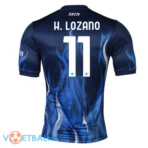 SSC Napoli (Lozano 11) derde jerseys blauw 2021-2022