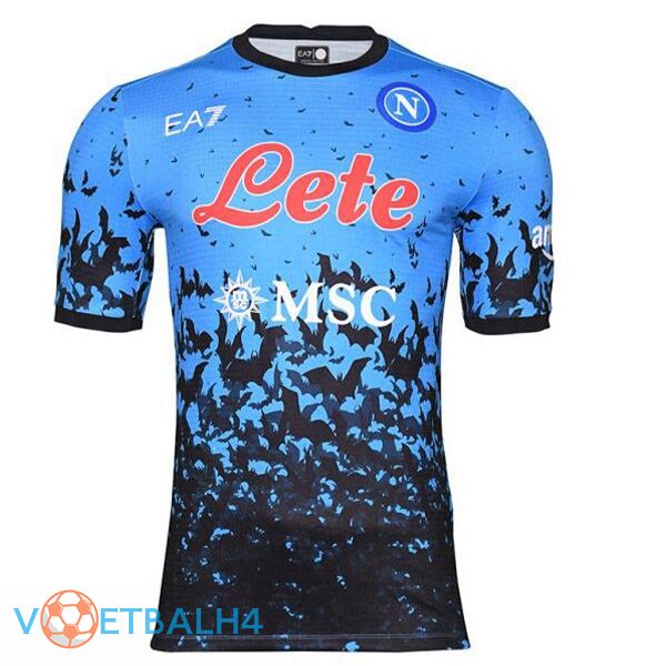 SSC Napoli voetbal jersey derde Euro blauw zwart 2022/2023