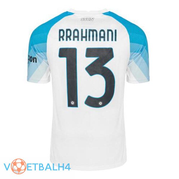 SSC Napoli (Rrahmani 13) voetbal jersey Face Game blauw wit 2022/2023