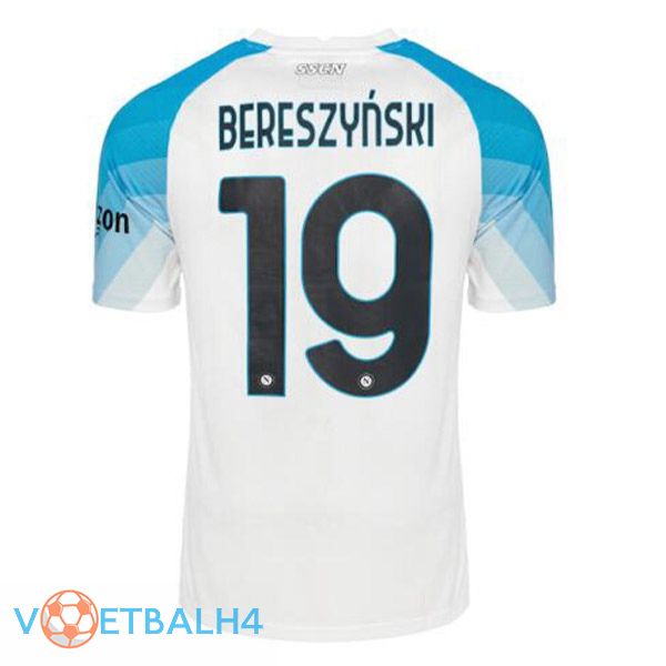 SSC Napoli (Bereszyński 19) voetbal jersey Face Game blauw wit 2022/2023