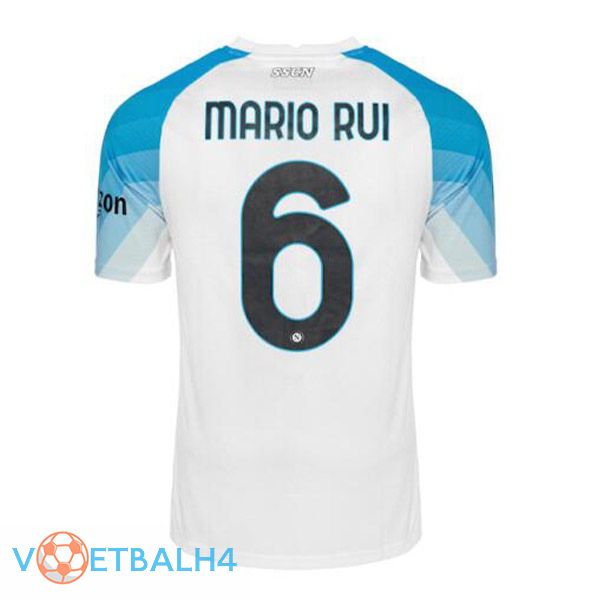 SSC Napoli (Mario Rui 6) voetbal jersey Face Game blauw wit 2022/2023