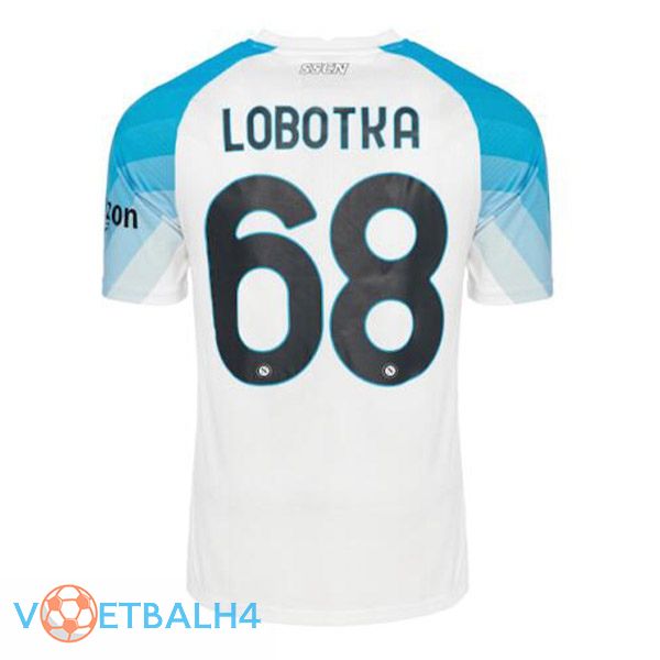 SSC Napoli (Lobotka 68) voetbal jersey Face Game blauw wit 2022/2023