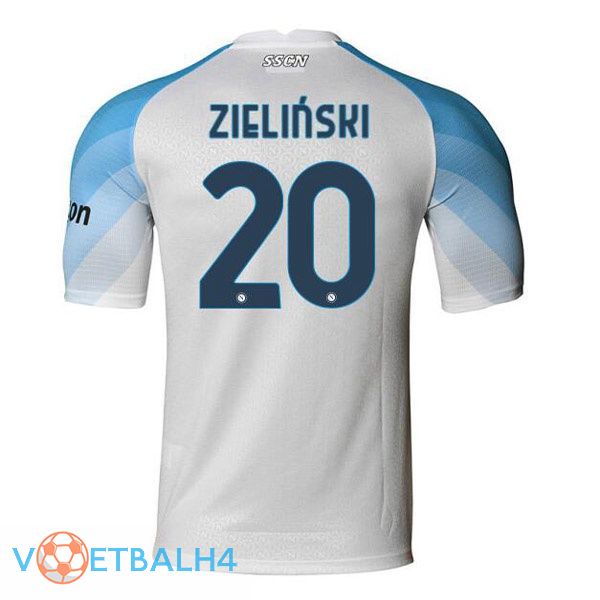 SSC Napoli (Zieliński 20) voetbal jerseys thuis wit 2022-2023