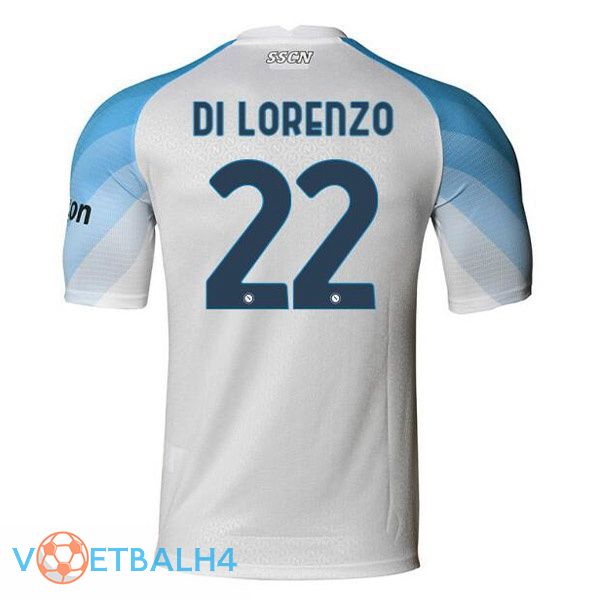 SSC Napoli (Di Lorenzo 22) voetbal jerseys thuis wit 2022-2023