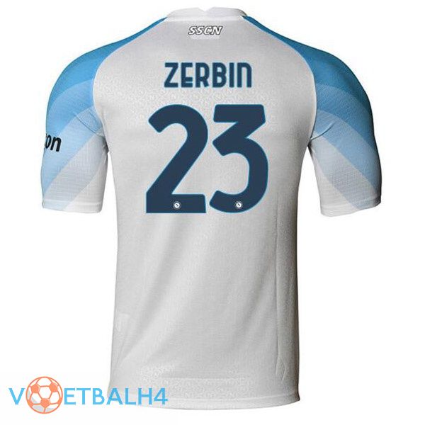 SSC Napoli (Zerbin 23) voetbal jerseys thuis wit 2022-2023