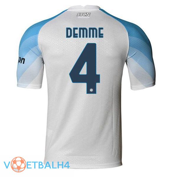 SSC Napoli (Demme 4) voetbal jerseys thuis wit 2022-2023