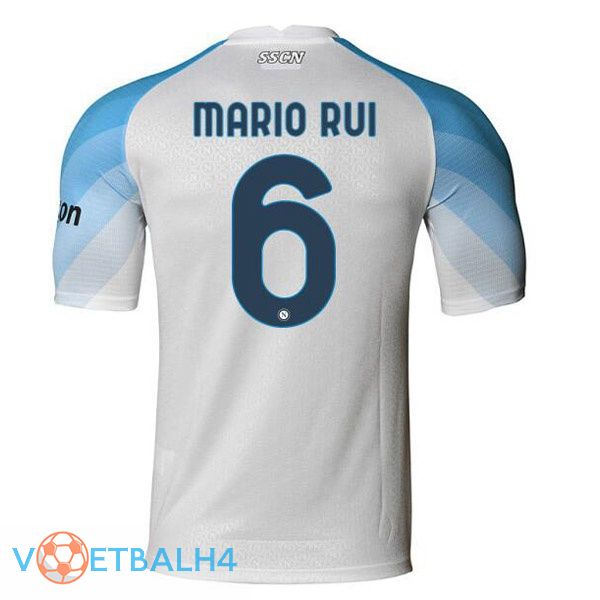 SSC Napoli (Mario Rui 6) voetbal jerseys thuis wit 2022-2023