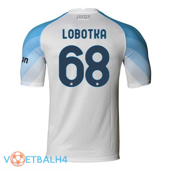 SSC Napoli (Lobotka 68) voetbal jerseys thuis wit 2022-2023