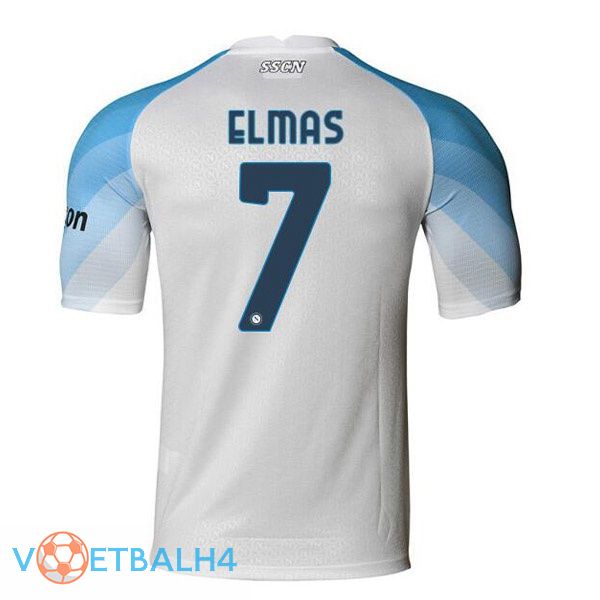 SSC Napoli (Elmas 7) voetbal jerseys thuis wit 2022-2023