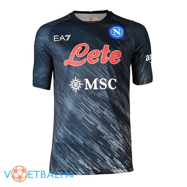 SSC Napoli voetbal jersey derde zwart 2022/2023