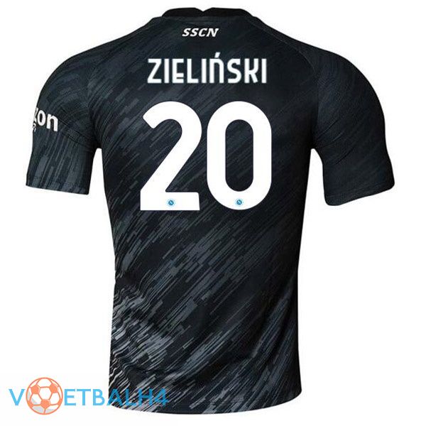 SSC Napoli (Zieliński 20) voetbal jerseys derde zwart 2022-2023