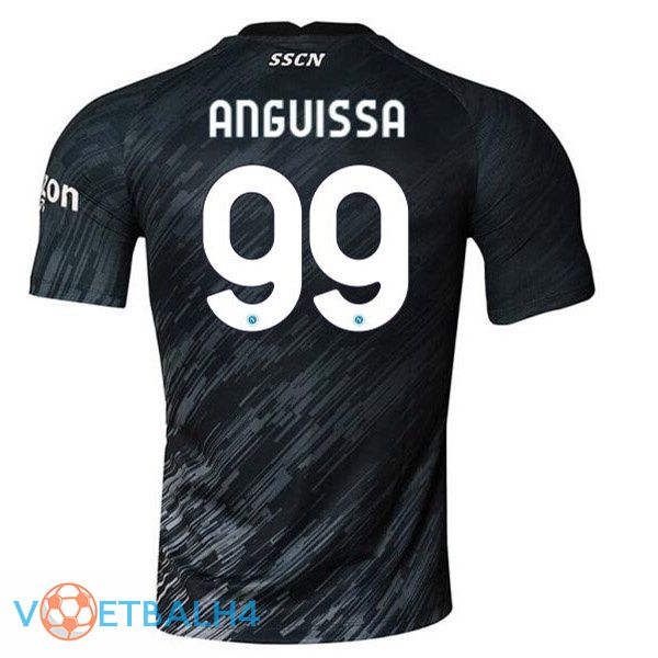 SSC Napoli (Anguissa 99) voetbal jerseys derde zwart 2022-2023