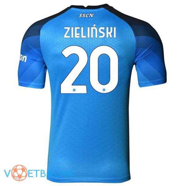 SSC Napoli (Zieliński 20) voetbal jerseys thuis blauw 2022-2023