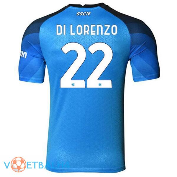 SSC Napoli (Di Lorenzo 22) voetbal jerseys thuis blauw 2022-2023