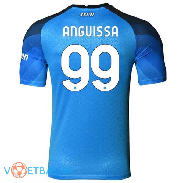 SSC Napoli (Anguissa 99) voetbal jerseys thuis blauw 2022-2023