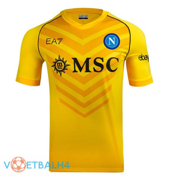 SSC Napoli voetbal jersey doelman geel 2023/2024