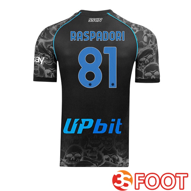 SSC Napoli (Giacomo Raspadori 81) Halloween zwart 2023/2024