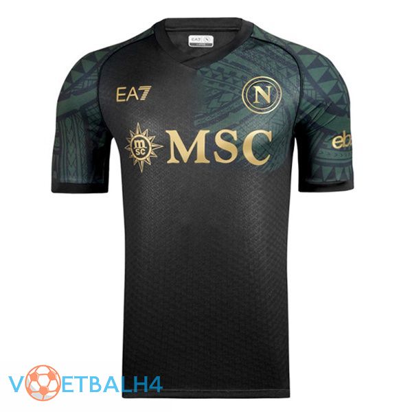 SSC Napoli voetbal jersey derde zwart 2023/2024