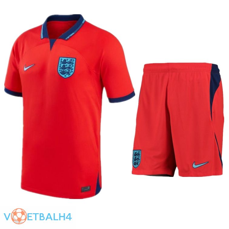 Engeland voetbal jersey uit + korte broek wereldbeker 2022