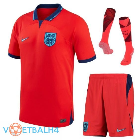 Engeland voetbal jersey uit (korte broek + sok) wereldbeker 2022