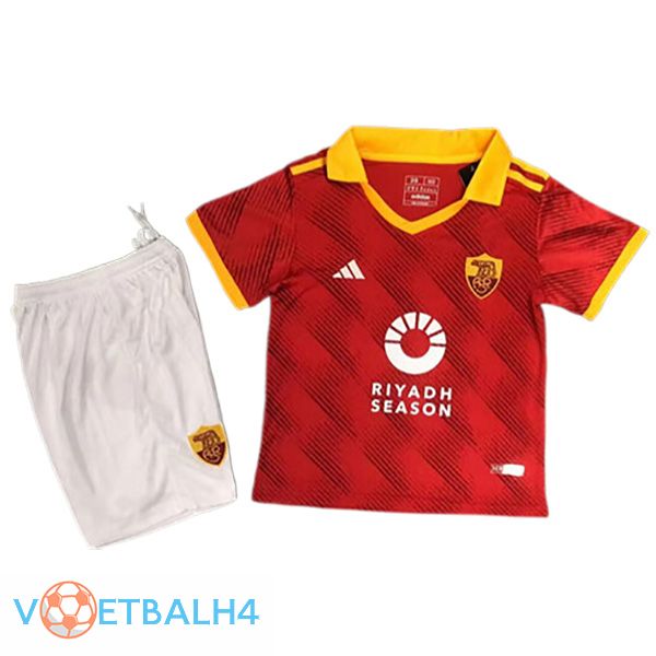 As Rome kinderen vierde voetbal jersey 2024/2025