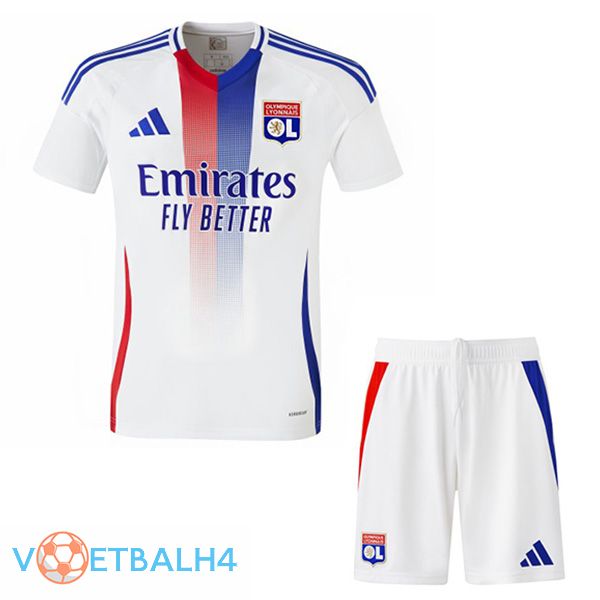 lyon kinderen thuis nieuw voetbal jersey 2024/2025