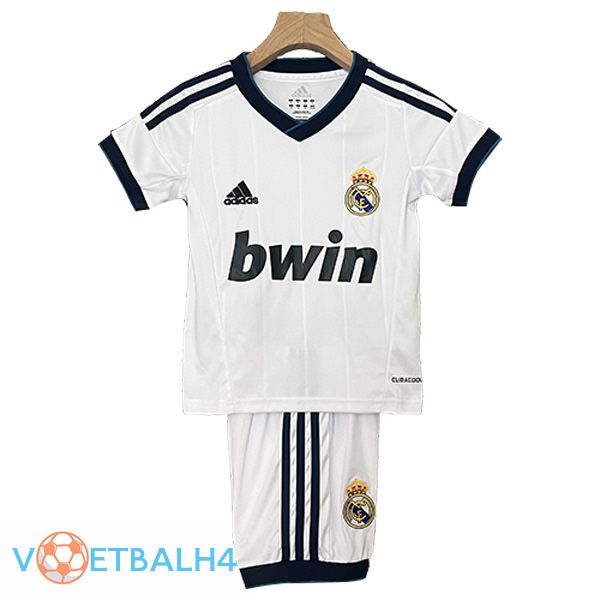 Real Madrid Retro kinderen thuis voetbal jersey 2012/2013