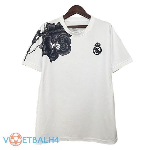 Real Madrid voetbal jersey Y3 wit 2024/2025