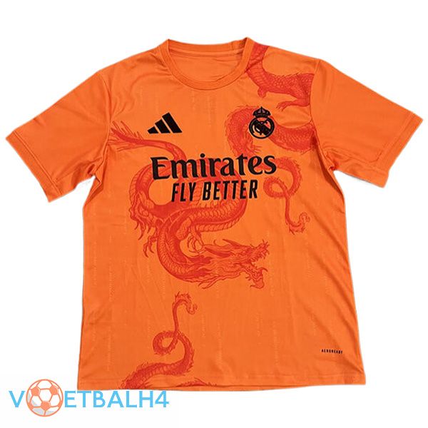 Real Madrid voetbal jersey Speciale editie oranje 2024/2025