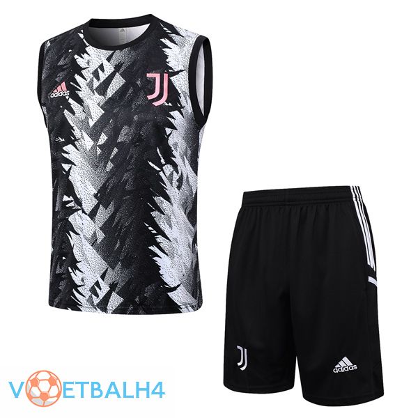 Juventus voetbal Vest + korte broek zwart wit 2023/2024