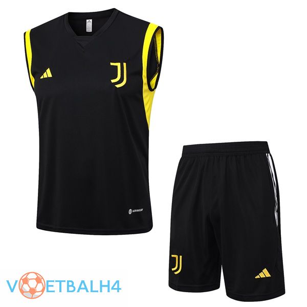 Juventus voetbal Vest + korte broek zwart 2023/2024