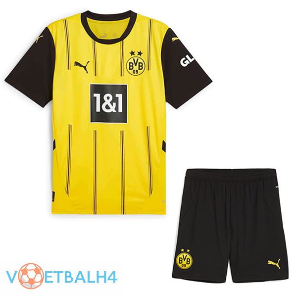 Dortmund kinderen thuis nieuw voetbal jersey 2024/2025