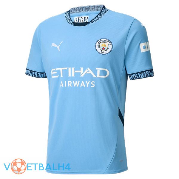 Manchester City thuis nieuw voetbal jersey 2024/2025