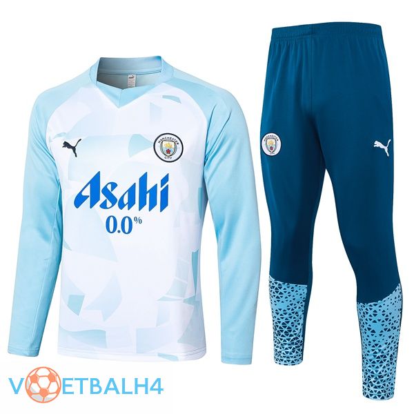 Manchester City kit trainingspak wit blauw 2024/2025