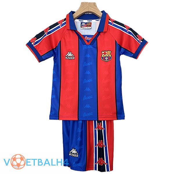 FC Barcelona Retro kinderen thuis voetbal jersey 1995/1997