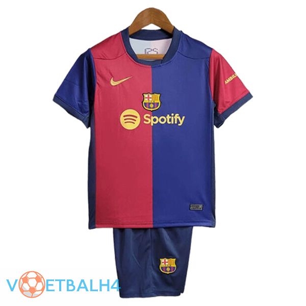 Barcelona kinderen thuis voetbal jersey 2024/2025