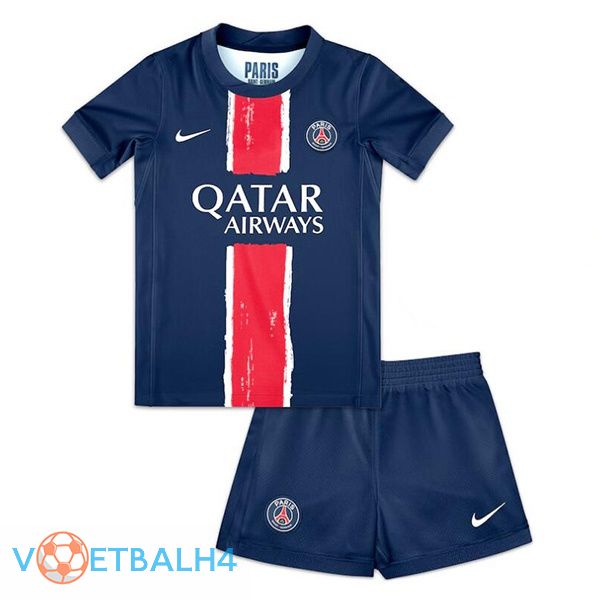 Paris PSG kinderen thuis voetbal jersey blauw koninklijk 2024/2025