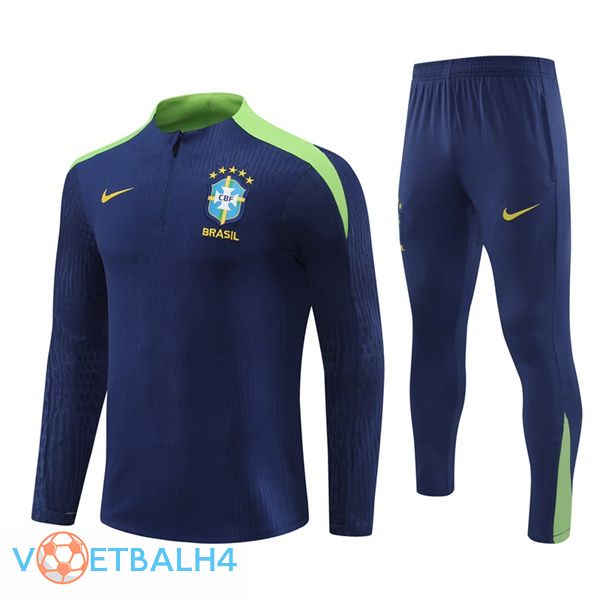 Brazilië kit trainingspak blauw koninklijk 2024/2025