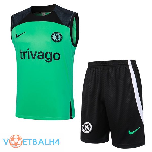 FC Chelsea voetbal vest + korte broek groente 2024/2025