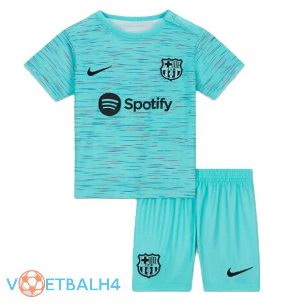 FC Barcelona kinderen voetbal jersey derde groente 2023/2024