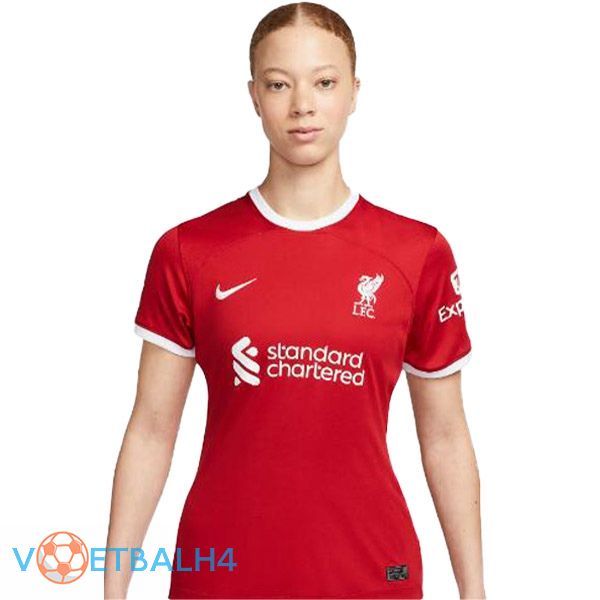 FC Liverpool Dames voetbal jersey thuis rood 2023/2024