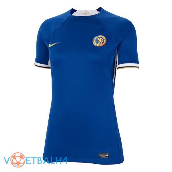 FC Chelsea Dames thuis voetbal jersey blauw 2023/2024